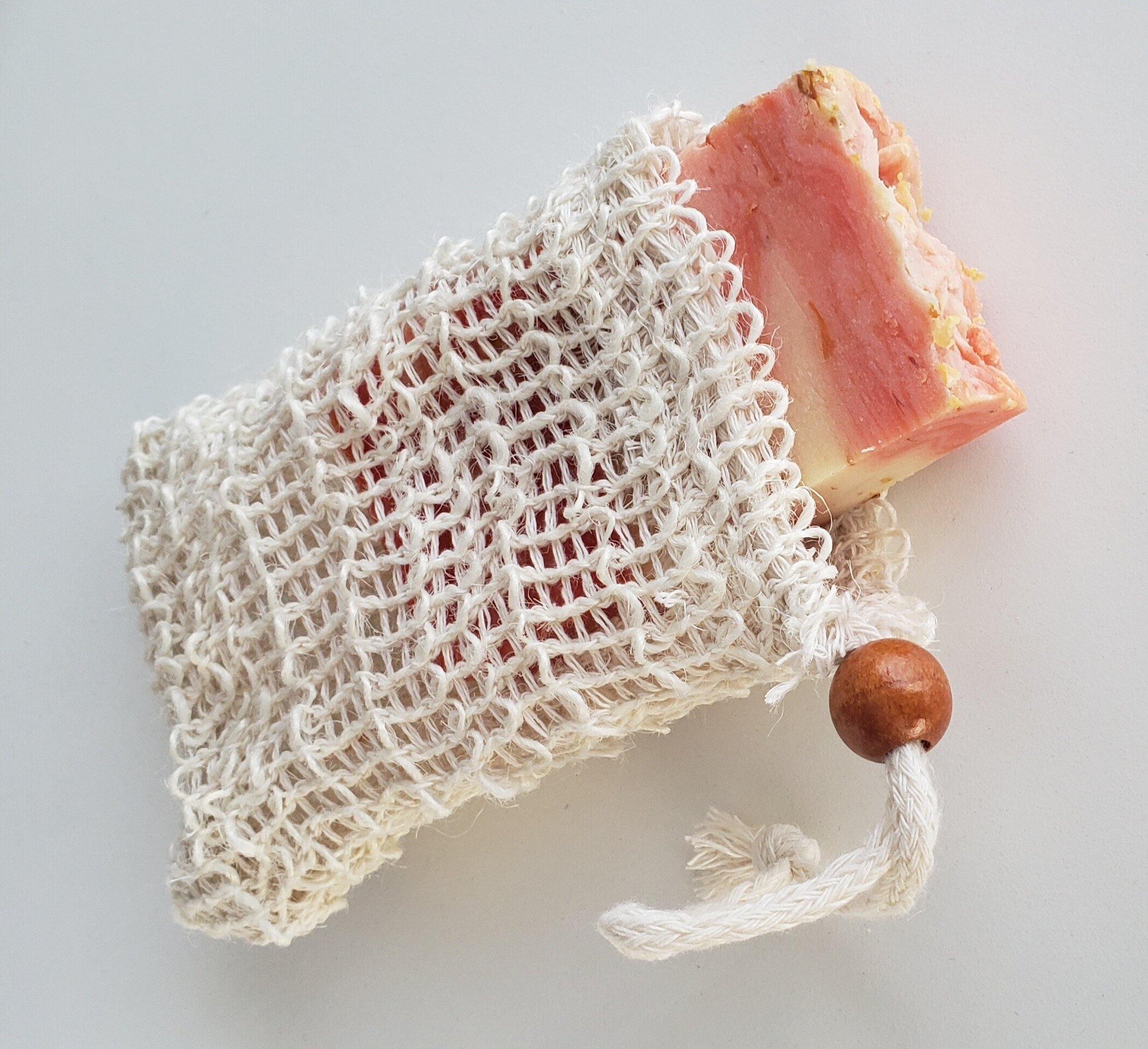 BOLSA PARA JABÓN DE SISAL NATURAL - 1